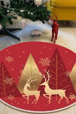 Tapis - Rouge et doré