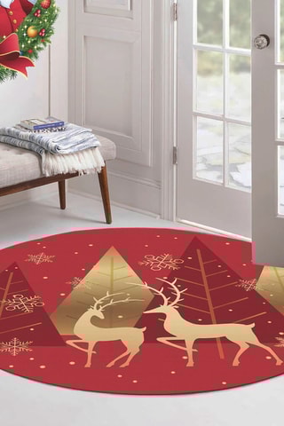 Tapis - Rouge et doré