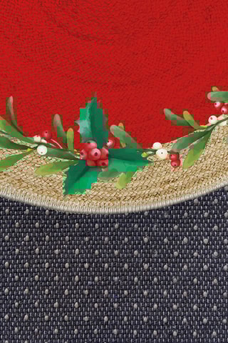 Tapis - Rouge et beige