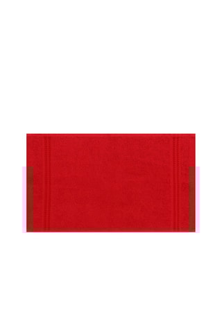 6 serviettes invité Rainbow Rouge - 30 x 50 cm