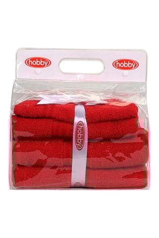 3 serviettes Rainbow Rouge