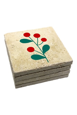 4 dessous de verres - 10 x 10 cm