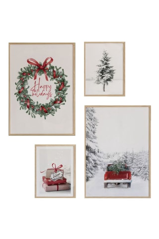 4 tableaux - 33 x 48 cm / 20 x 30 cm