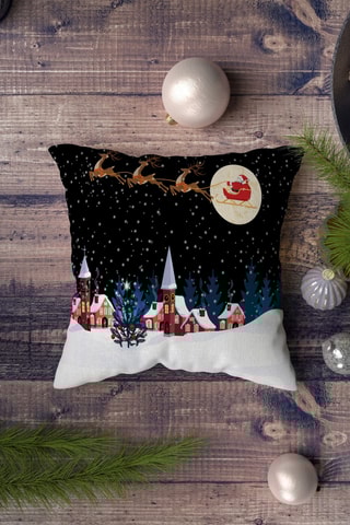 Almofada - Azul e branco - 43 x 43 cm