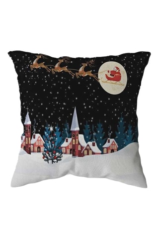 Almofada - Azul e branco - 43 x 43 cm