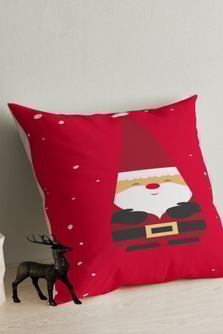 Almofada - Vermelho e branco - 43 x 43 cm