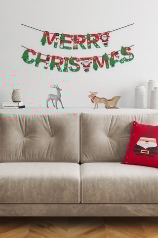 Almofada - Vermelho e branco - 43 x 43 cm