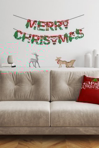 Coussin - Rouge et blanc - 43 x 43 cm