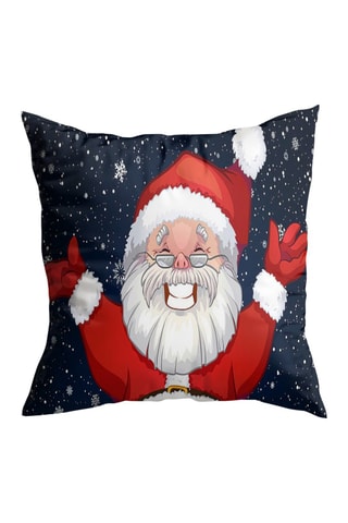 Almofada - Azul e vermelho - 43 x 43 cm