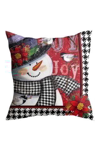 Coussin - Rouge et blanc - 43 x 43 cm