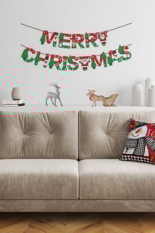 Coussin - Rouge et blanc - 43 x 43 cm