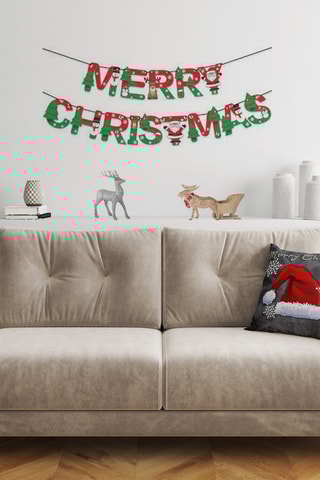 Almofada - Preto e vermelho - 43 x 43 cm