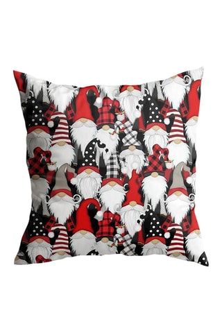 Almofada - Preto e vermelho - 43 x 43 cm