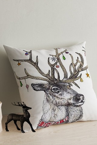 Coussin - Blanc et noir - 43 x 43 cm