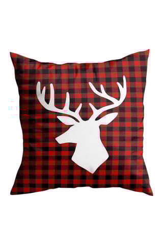 Coussin - Rouge et noir - 43 x 43 cm