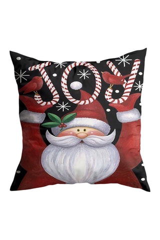 Almofada - Preto e vermelho - 43 x 43 cm