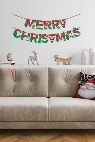 Almofada - Preto e vermelho - 43 x 43 cm