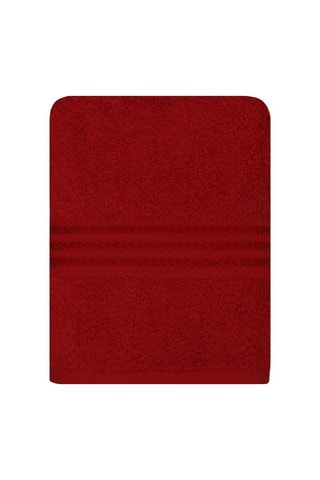 Serviette de toilette Rainbow - Rouge - 50 x 90 cm