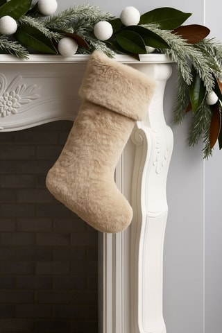 Chaussette de Noël - Beige