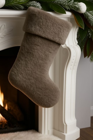 Chaussette de Noël - Gris