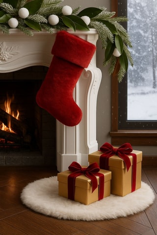 Chaussette de Noël - Rouge