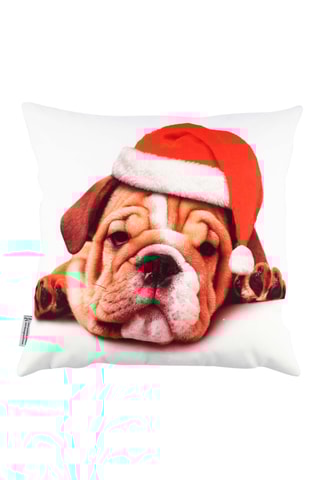 Coussin - Blanc et rouge - 43 x 43 cm