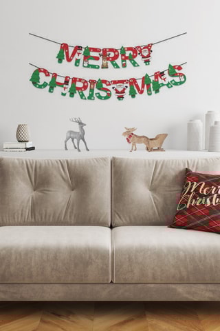 Coussin - Rouge et vert - 43 x 43 cm