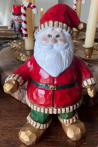 Figurine Père Noël - Rouge