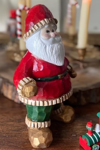 Figurine Père Noël - Rouge