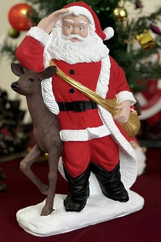 Figurine Père Noël - Rouge