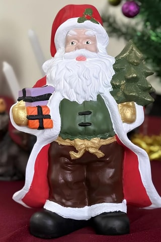 Figurine Père Noël - Rouge et blanc