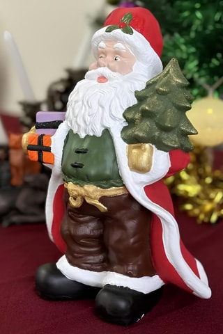 Figurine Père Noël - Rouge et blanc