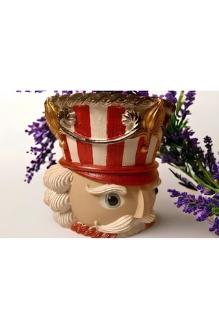 Pot - Beige et rouge