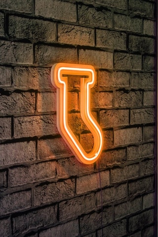 Chaussette murale LED - Jaune