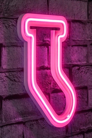 Chaussette murale LED - Rose