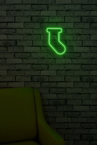 Chaussette murale LED - Vert