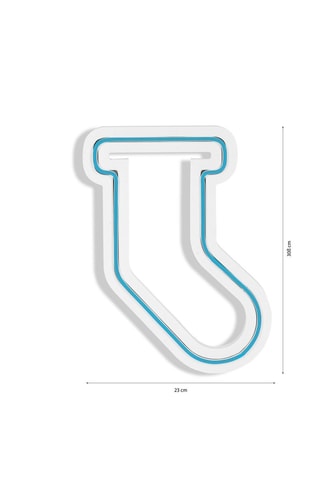 Chaussette murale LED - Bleu