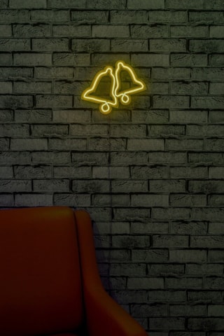 Cloches murales LED - Jaune