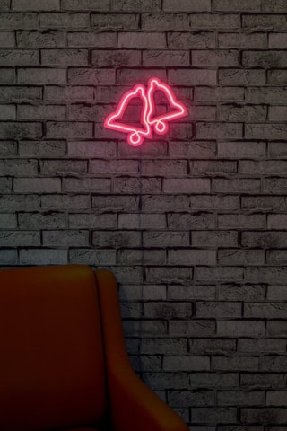 Cloches murales LED - Rose