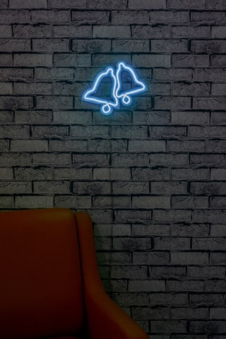 Cloches murales LED - Bleu