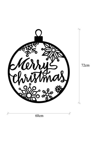 Décoration murale avec guirlande lumineuse - Noir