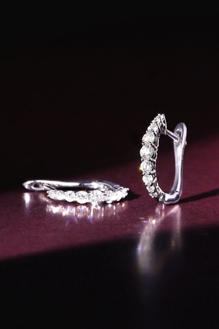 Creolen Euphorie Witgoud en Diamanten