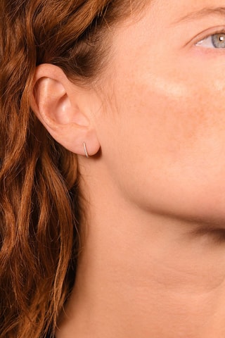 Oorbellen Perfect Créoles - Witgoud en Diamanten