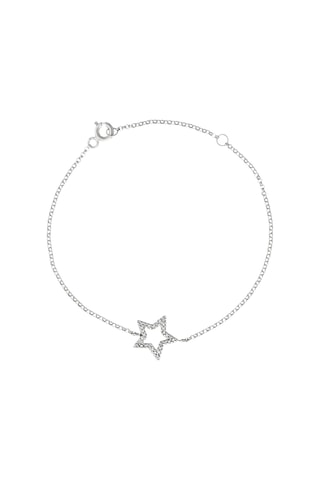Armband Perfect Star   Witgoud en Diamanten