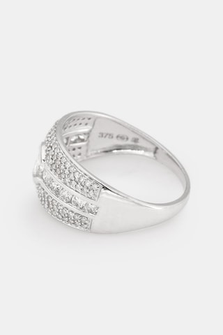 Ring Jonc Lumineuse - Witgoud, Diamanten