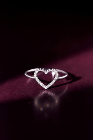 Ring Amour Witgoud en Diamanten