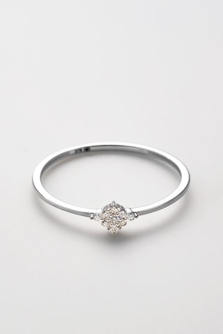 Trouwring Alma Witgoud en Diamanten