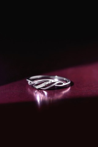 Ring Life - Witgoud en Diamanten