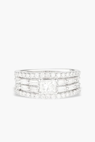 Ring Coup de foudre - Witgoud en Diamanten 1,2 Karaat/46