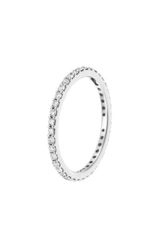 Ring Tour Complet Lumineux - Witgoud en Diamanten